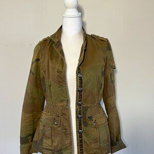 Triple Five Soul Camouflage Print Jacket - Women's Small